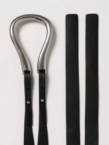 BOTTEGA VENETA L horsebit leather belt