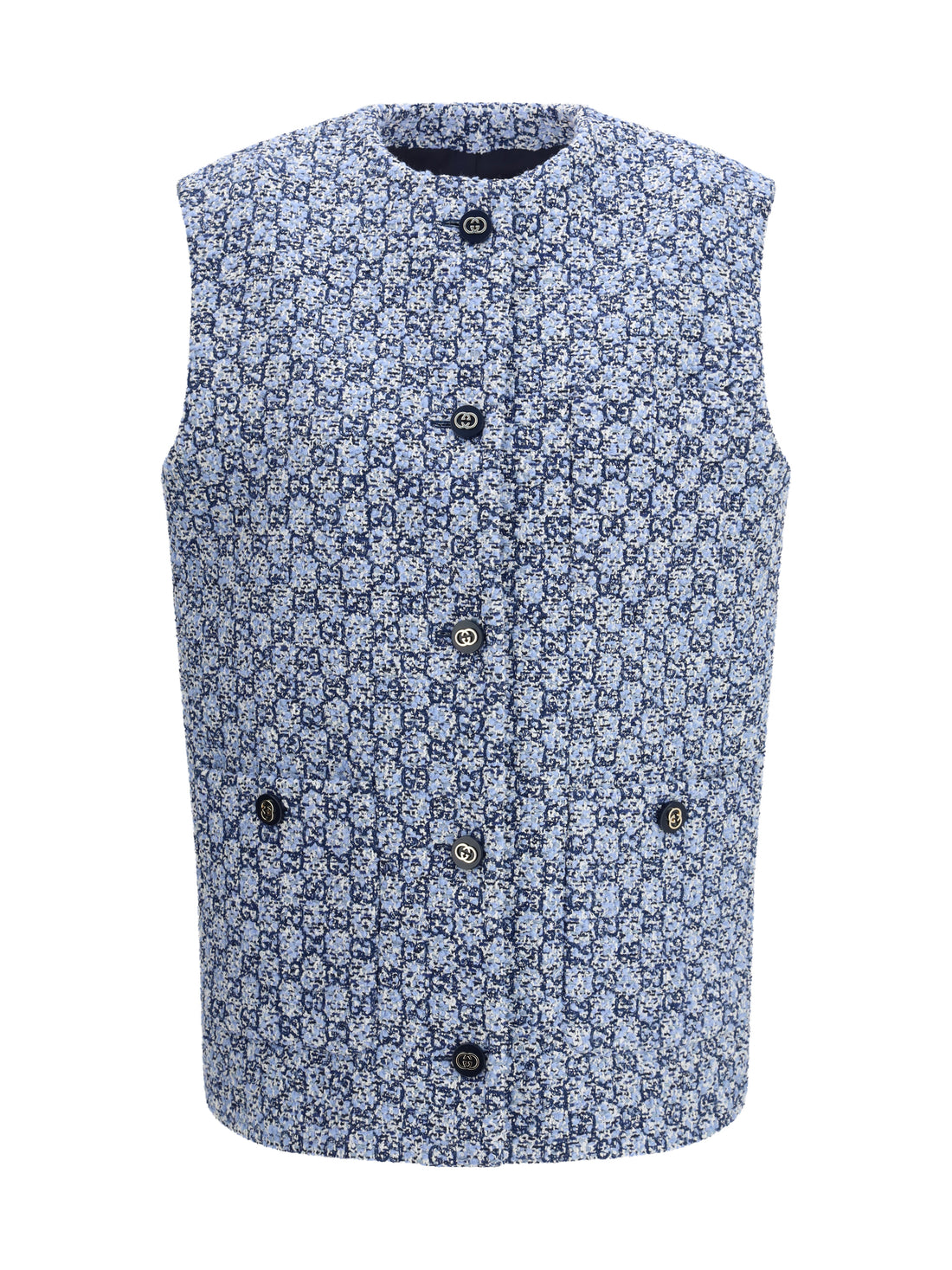 GUCCI 40 gg tweed vest 
