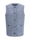 gg tweed vest