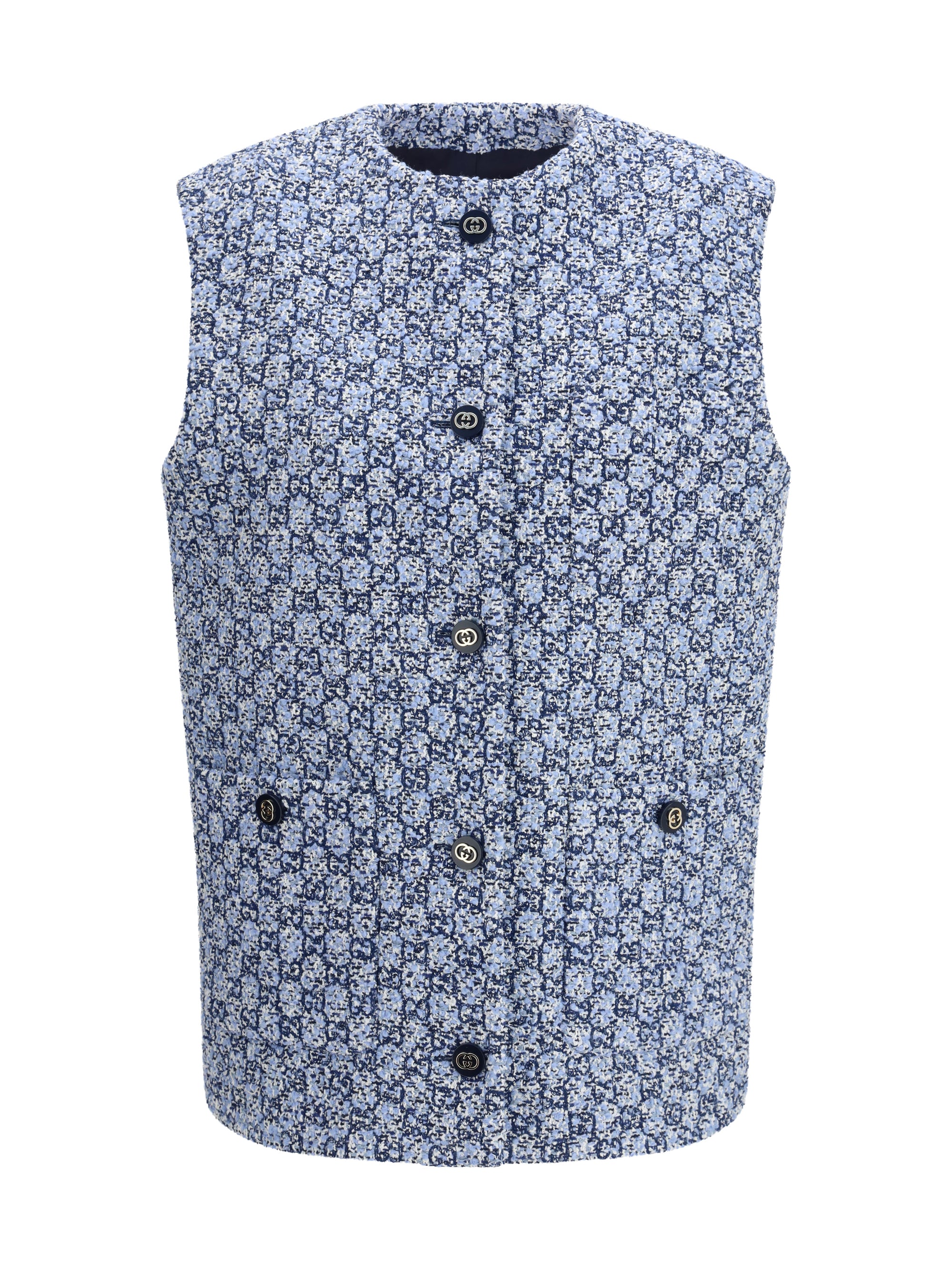 gg tweed vest