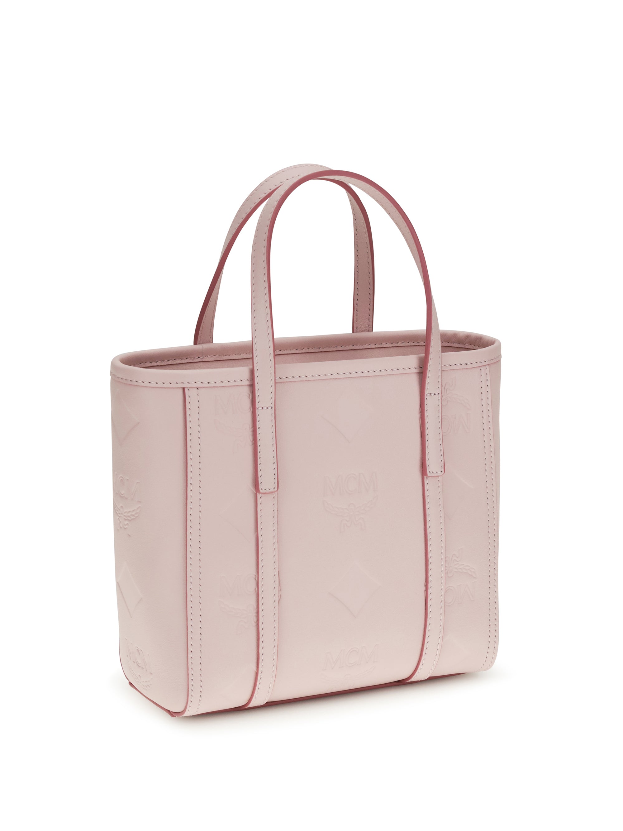 toni small tote bag with embossed maxi visetos motif