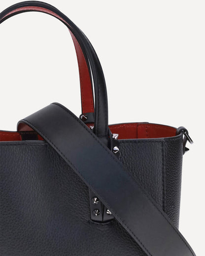 studded leather tote bag