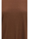 short-sleeve cashmere and silk sweater