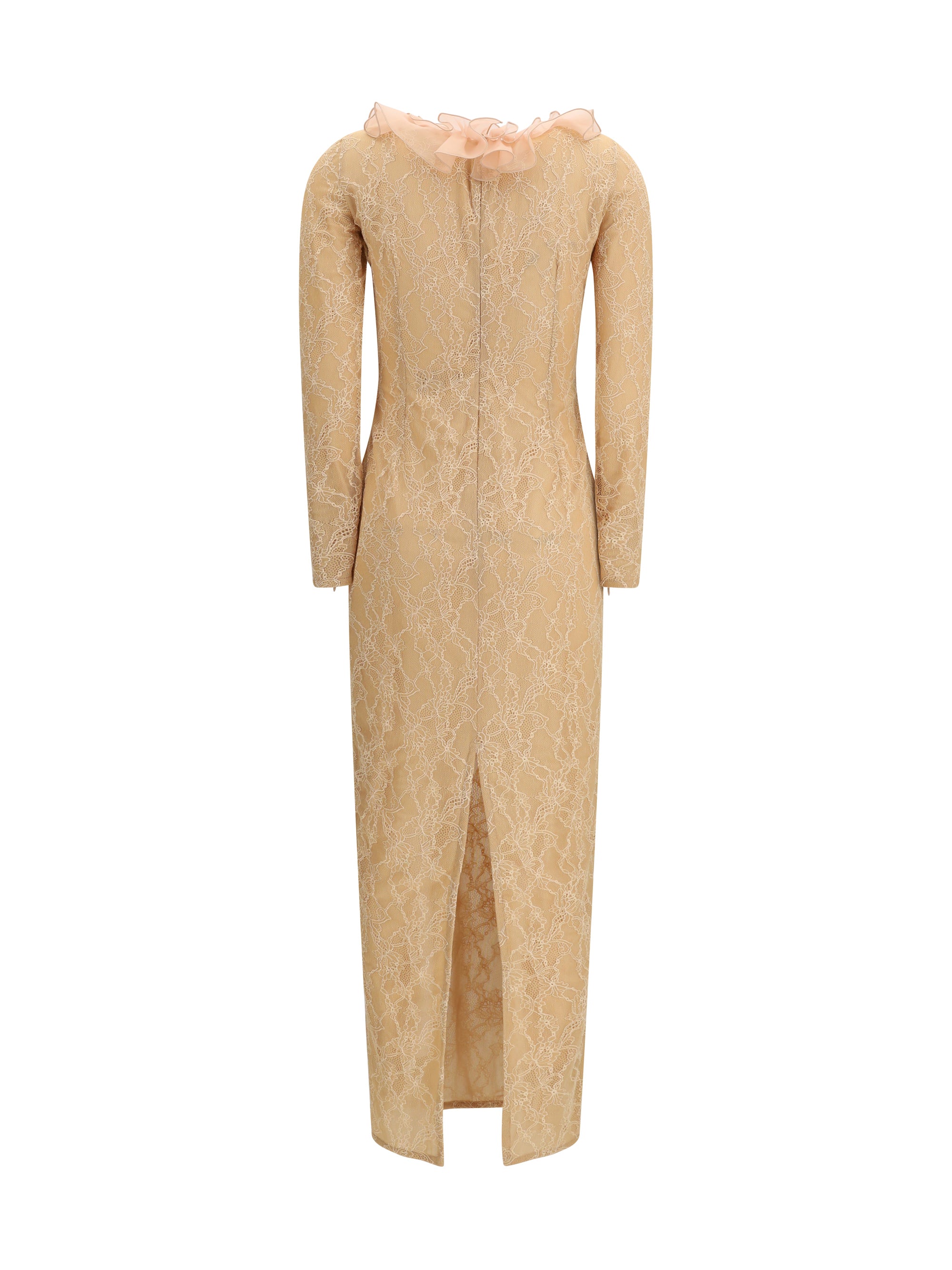 stretch lace evening dress