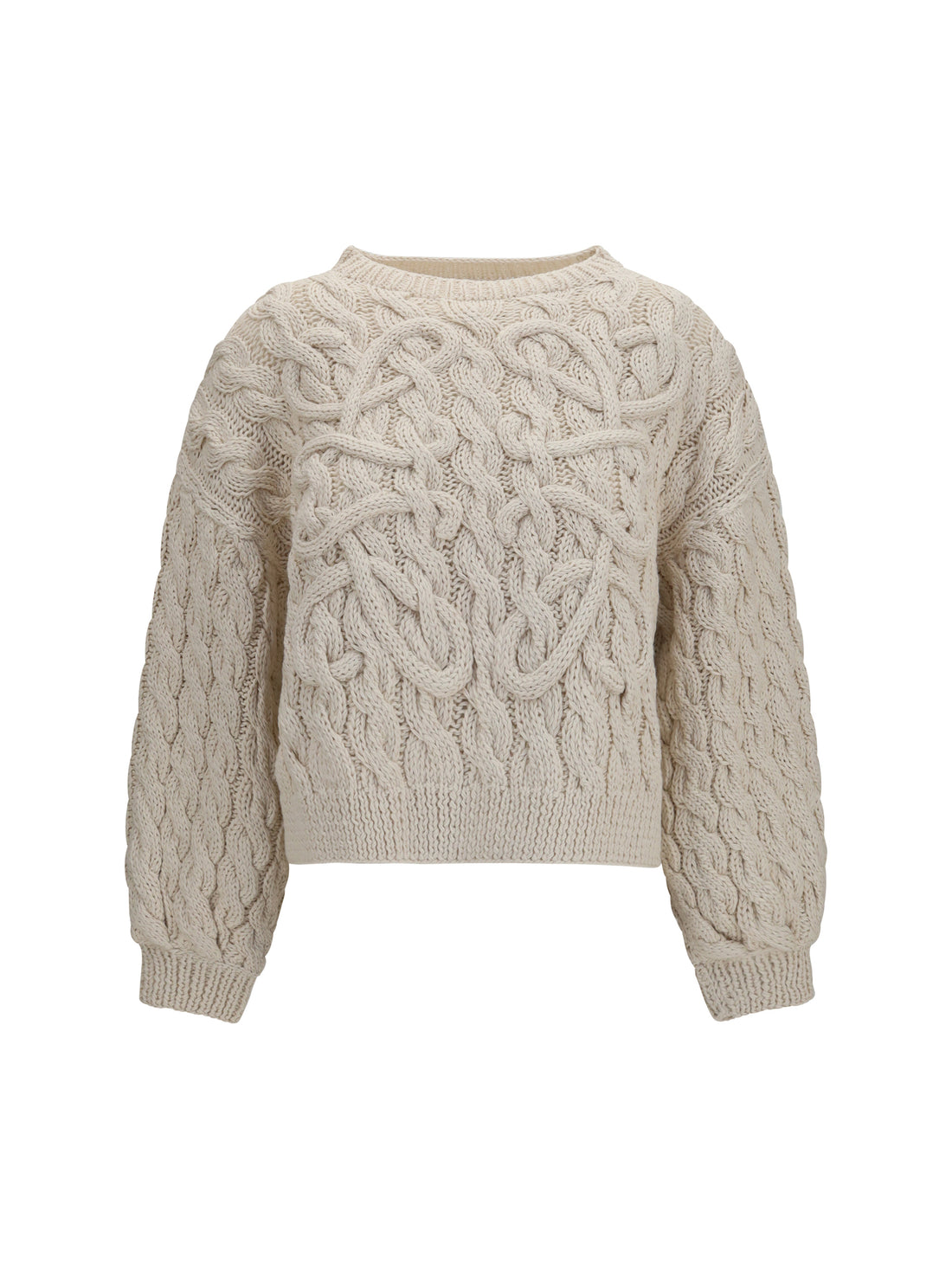LOEWE M wool and cotton-blend midweight knit