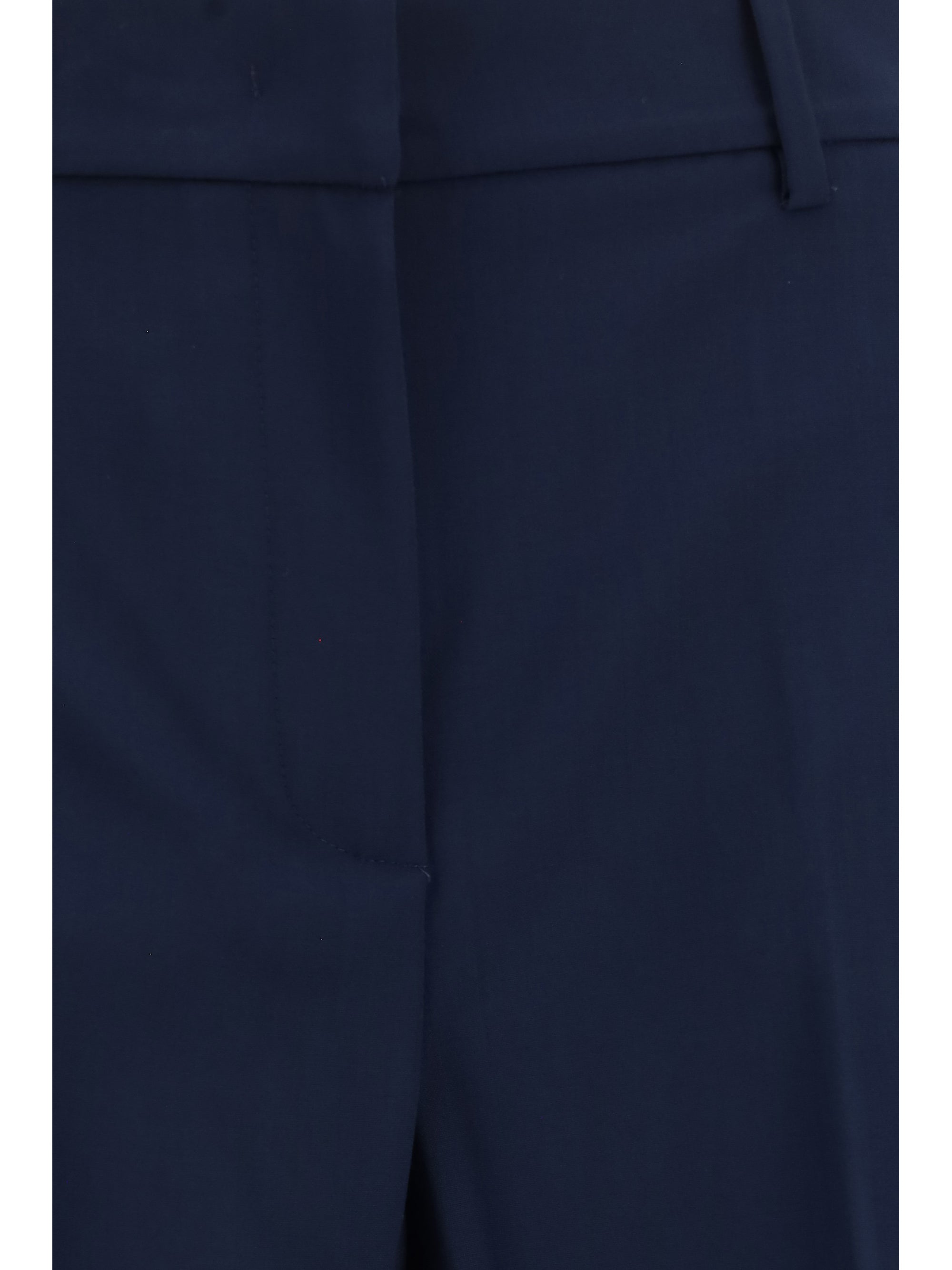 stretch wool palazzo pants