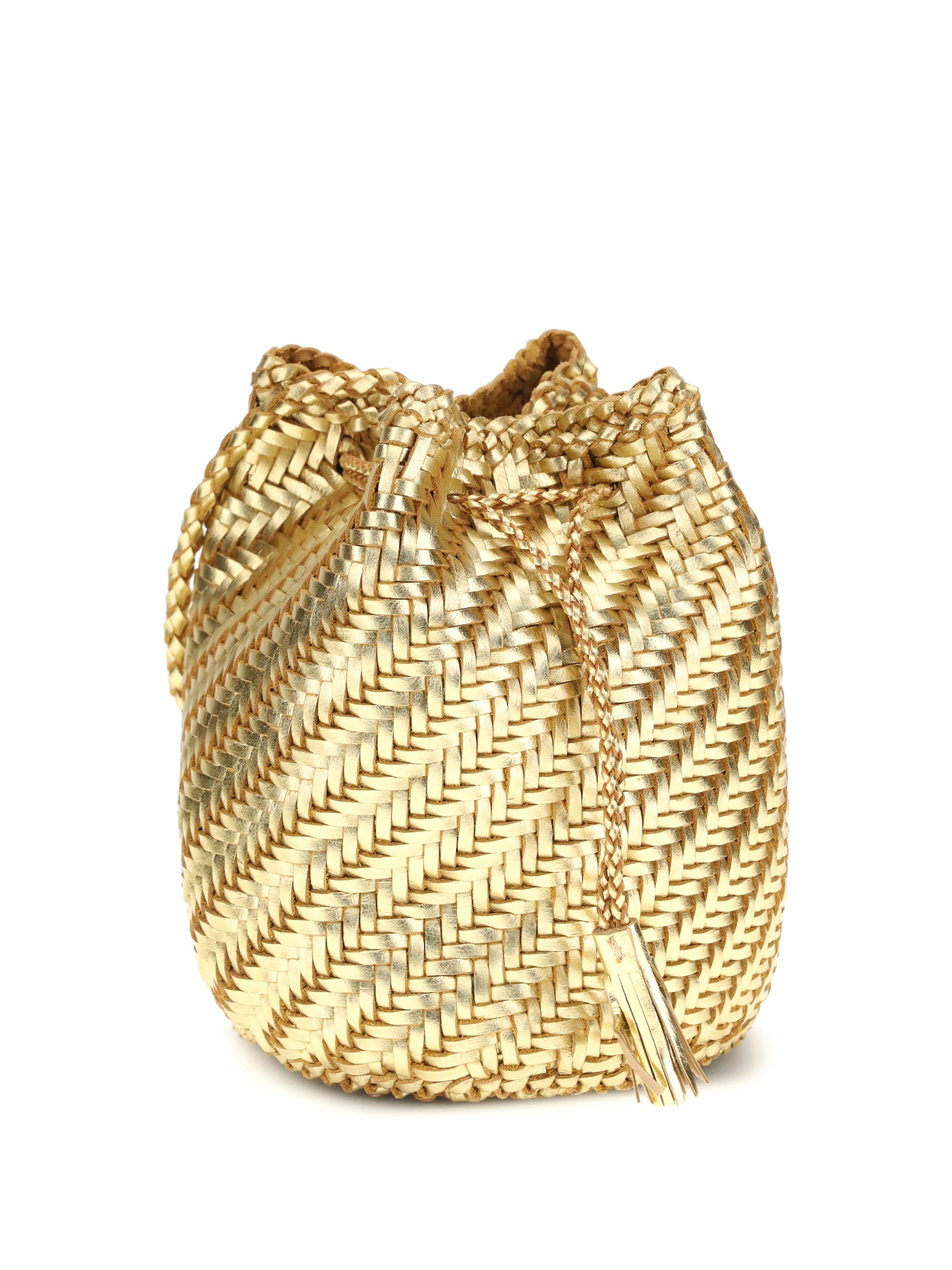 pompom double jumps bucket bag