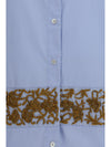 oversized embroidered cotton shirt