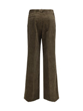 P.A.R.O.S.H. L straight ribbed trousers