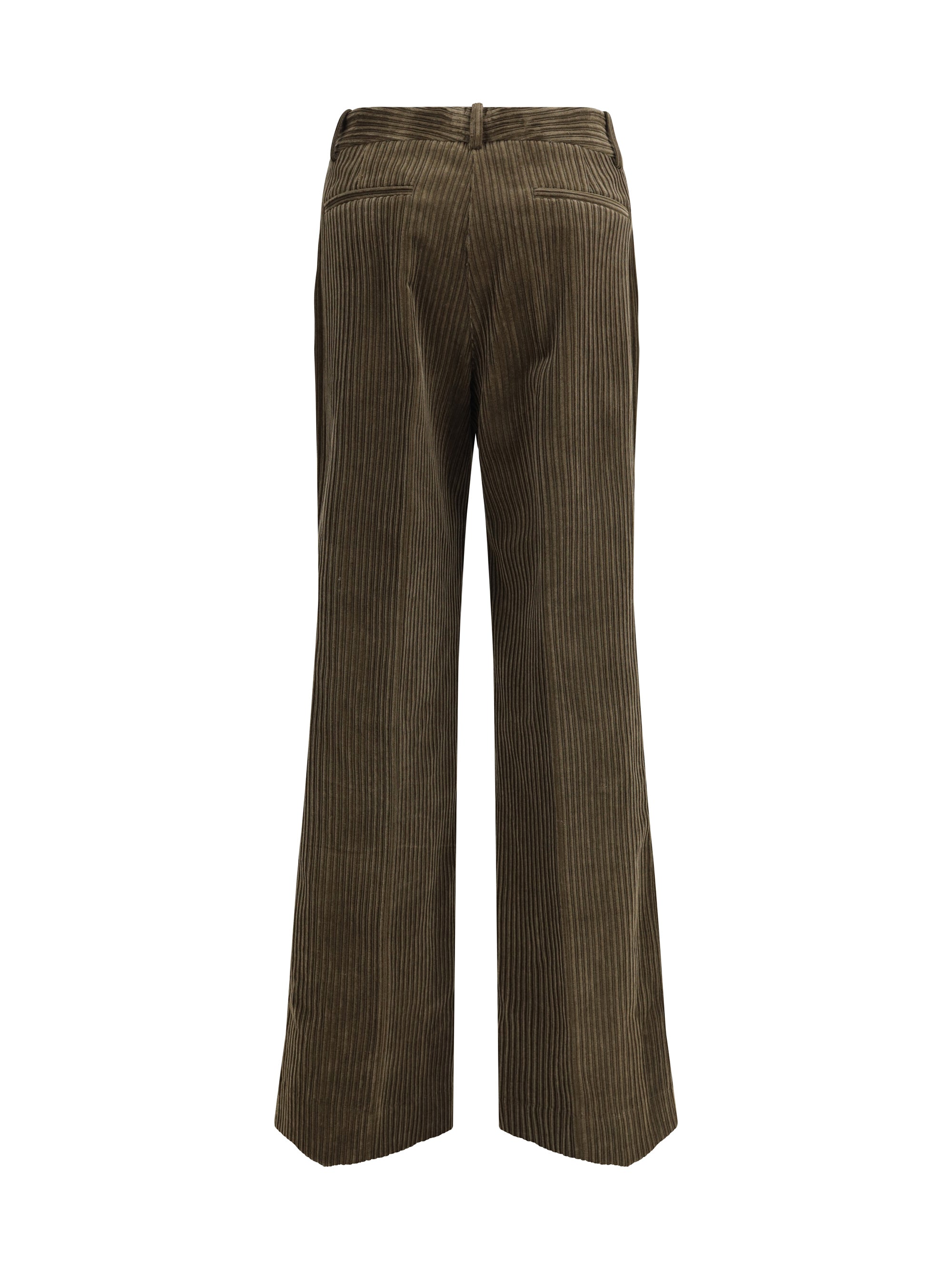 P.A.R.O.S.H. L straight ribbed trousers
