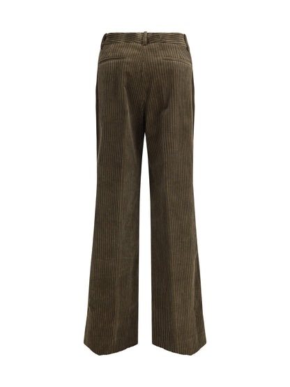 P.A.R.O.S.H. L straight ribbed trousers