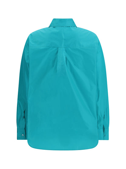 FENDI 38 silk taffeta shirt 
