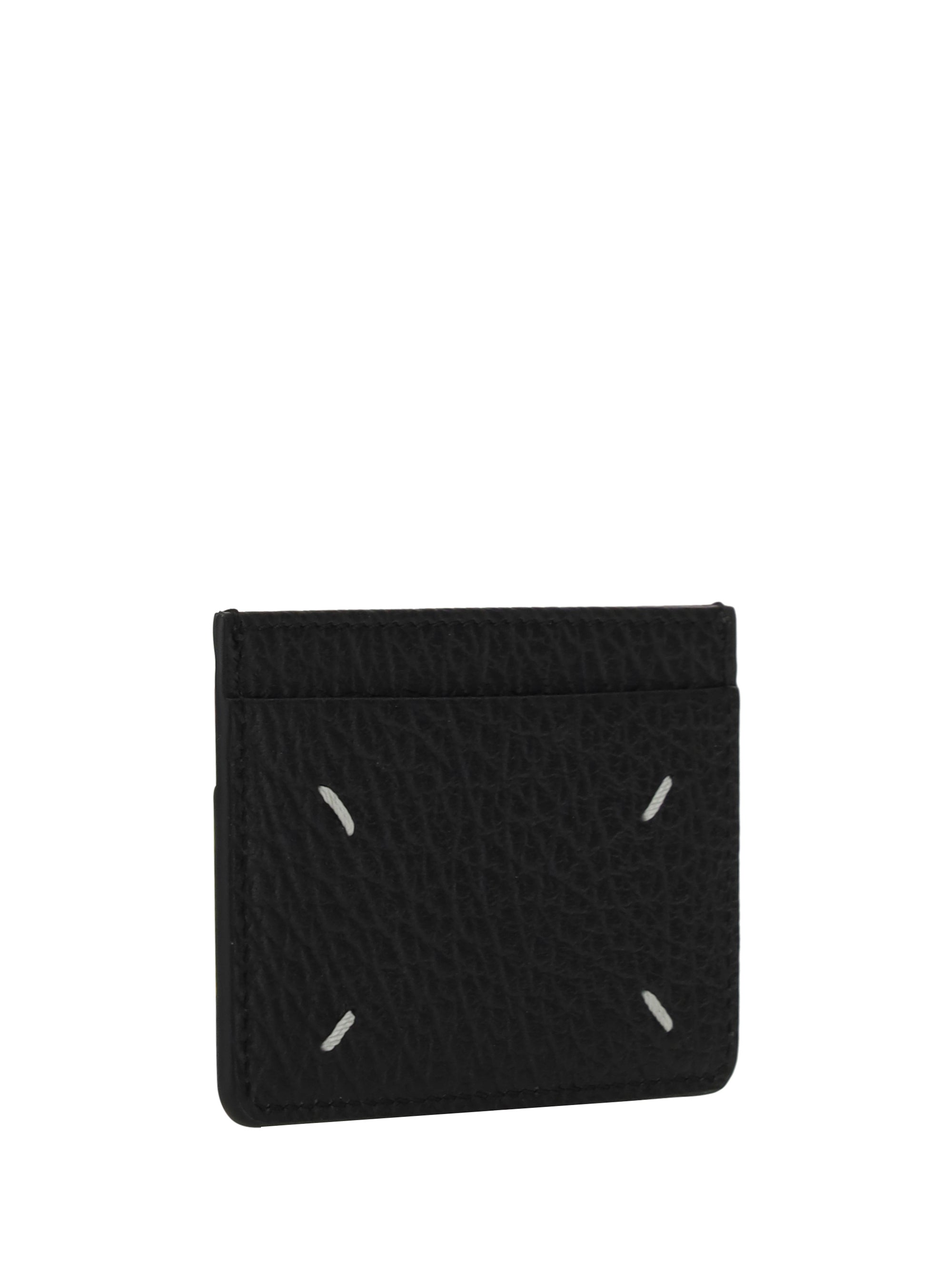 card holder with stitching
