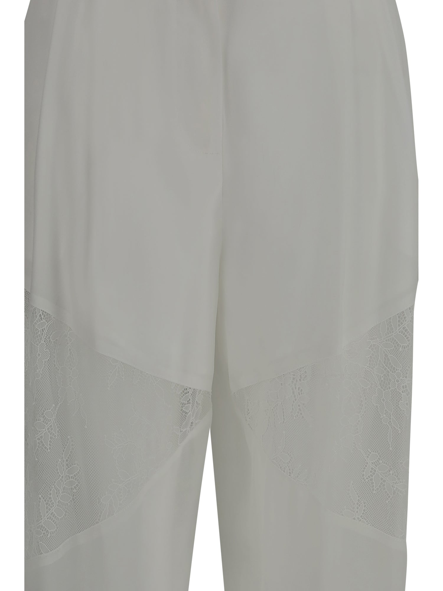 PINKO 38 nacy pants with lace inserts