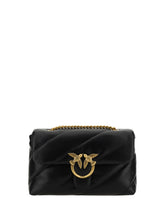 PINKO OS love classic leather shoulder bag