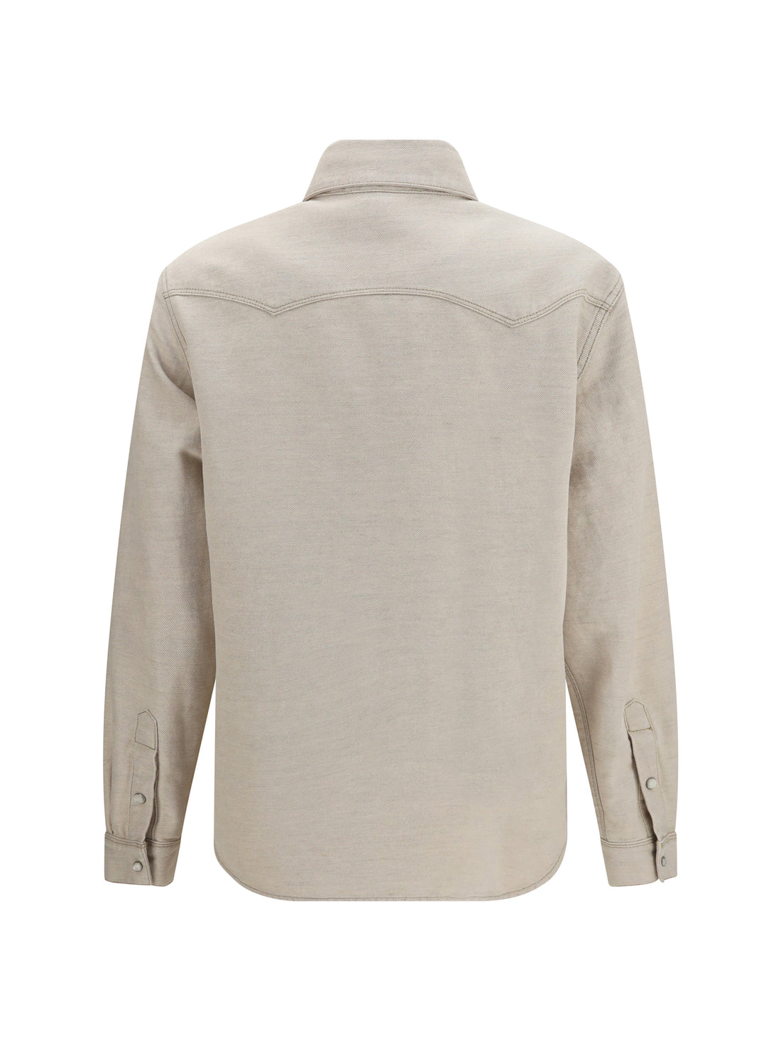 FENDI 40 selleria denim western shirt