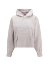 printed hoodie with adjustable drawstring hood
