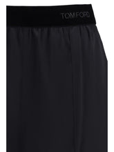 TOM FORD L stretch silk satin trousers