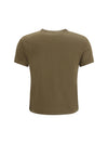 short-sleeve t-shirt with central logo print