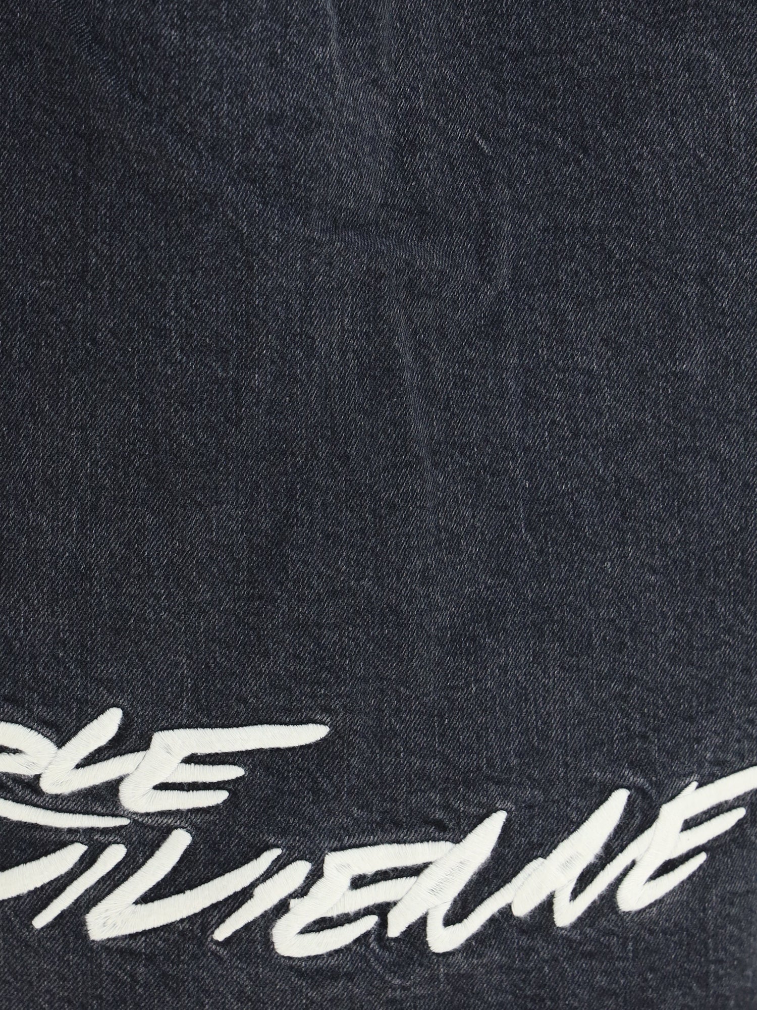 KENZO 36 kenzo x futura workwear embroidered japanese denim shirt