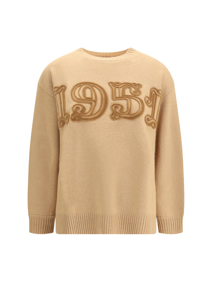 MAX MARA L fido sweater with a 1951 embroidery 