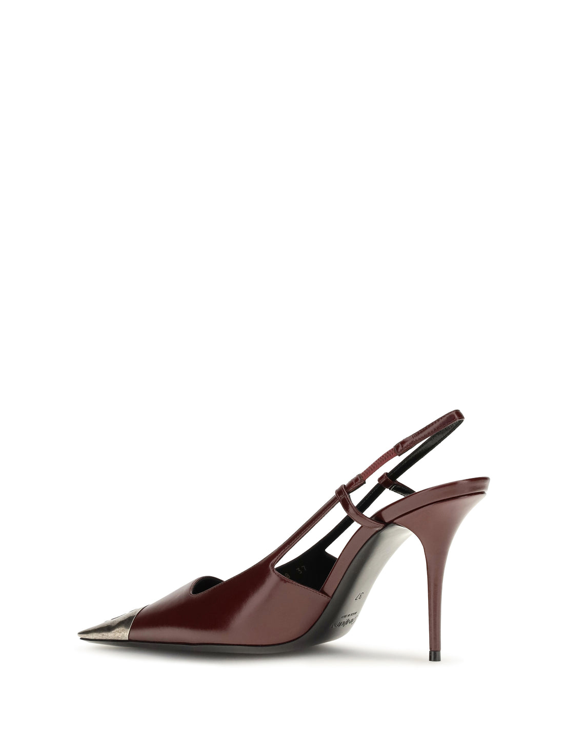 SAINT LAURENT 36 jeanne smooth leather pumps