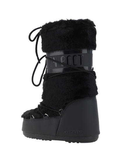 MOON BOOT 35-38 icon faux fur boots