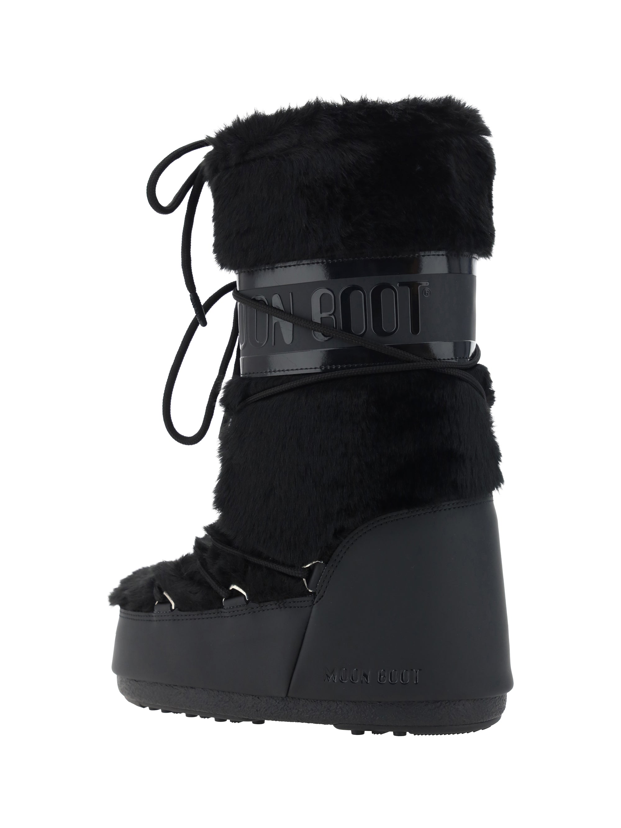 icon faux fur boots