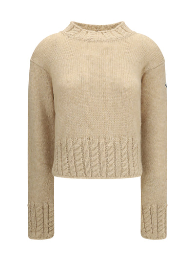 alpaca-blend turtleneck sweater