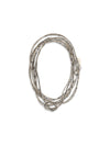 hematite and sterling silver 925 wrap bracelet