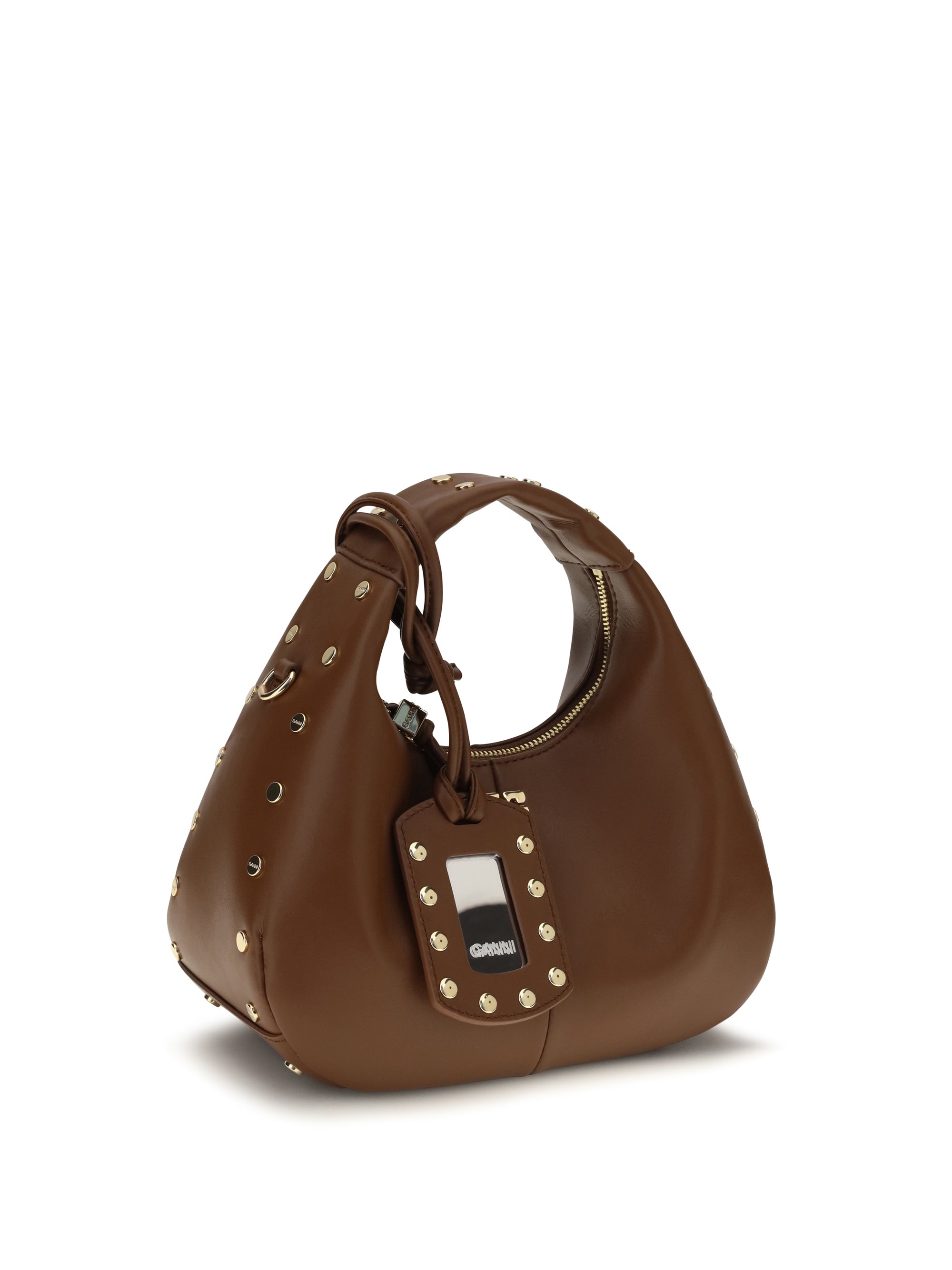 mini studded hobo handbag