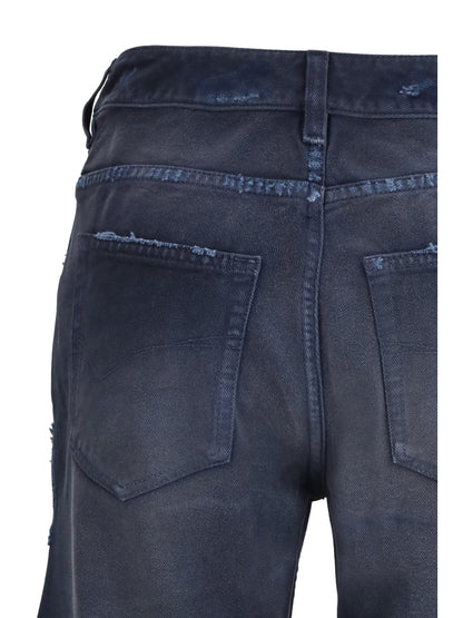 BALENCIAGA 25 curved waist jeans