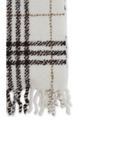 BURBERRY OS alpaca-wool blend bouclé scarf
