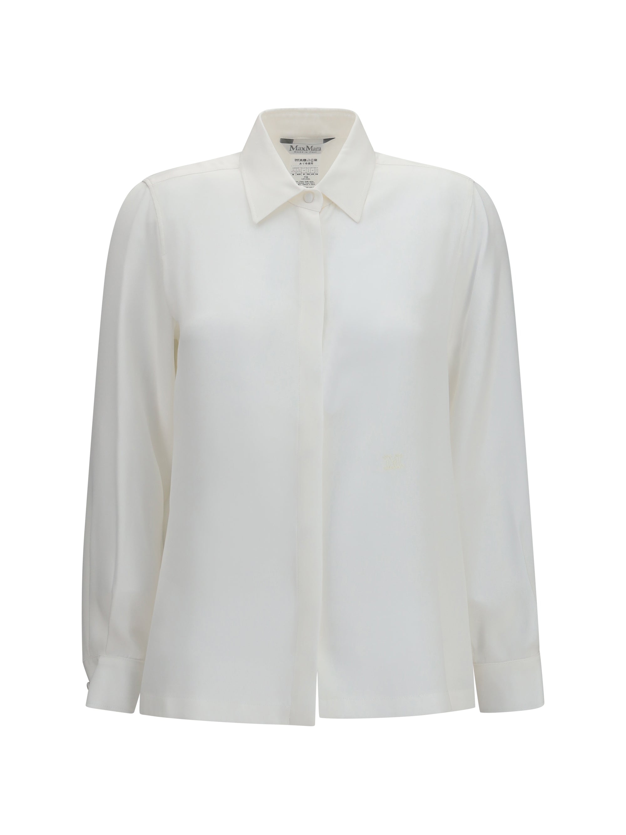 geranio crepe de chine shirt