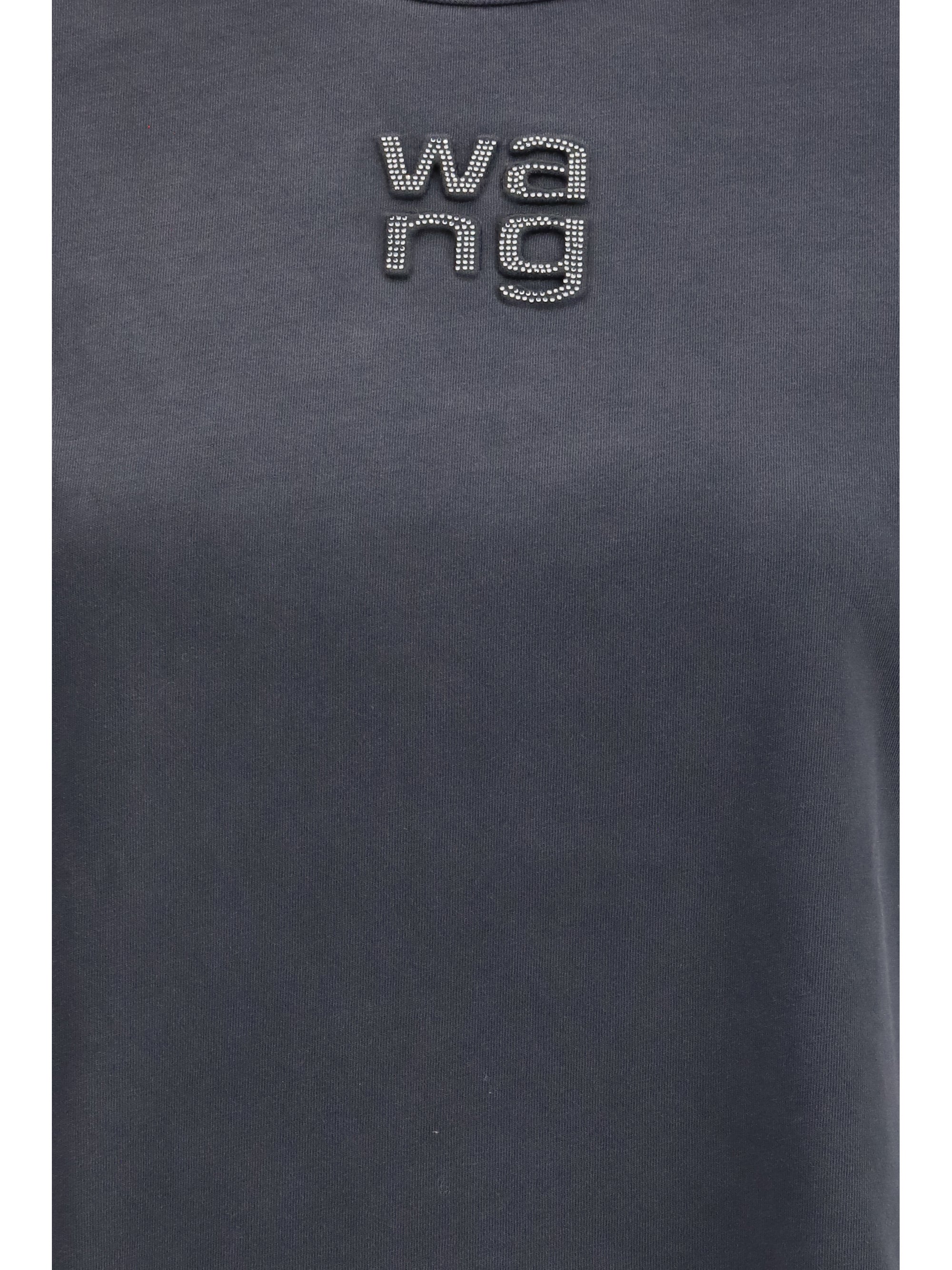 ALEXANDER WANG L shrunken-effect jersey t-shirt 