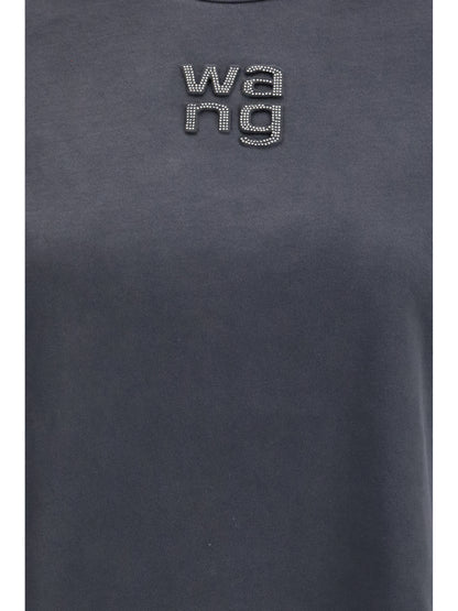 ALEXANDER WANG L shrunken-effect jersey t-shirt 