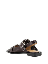 GANNI 36 buckle ballerinas