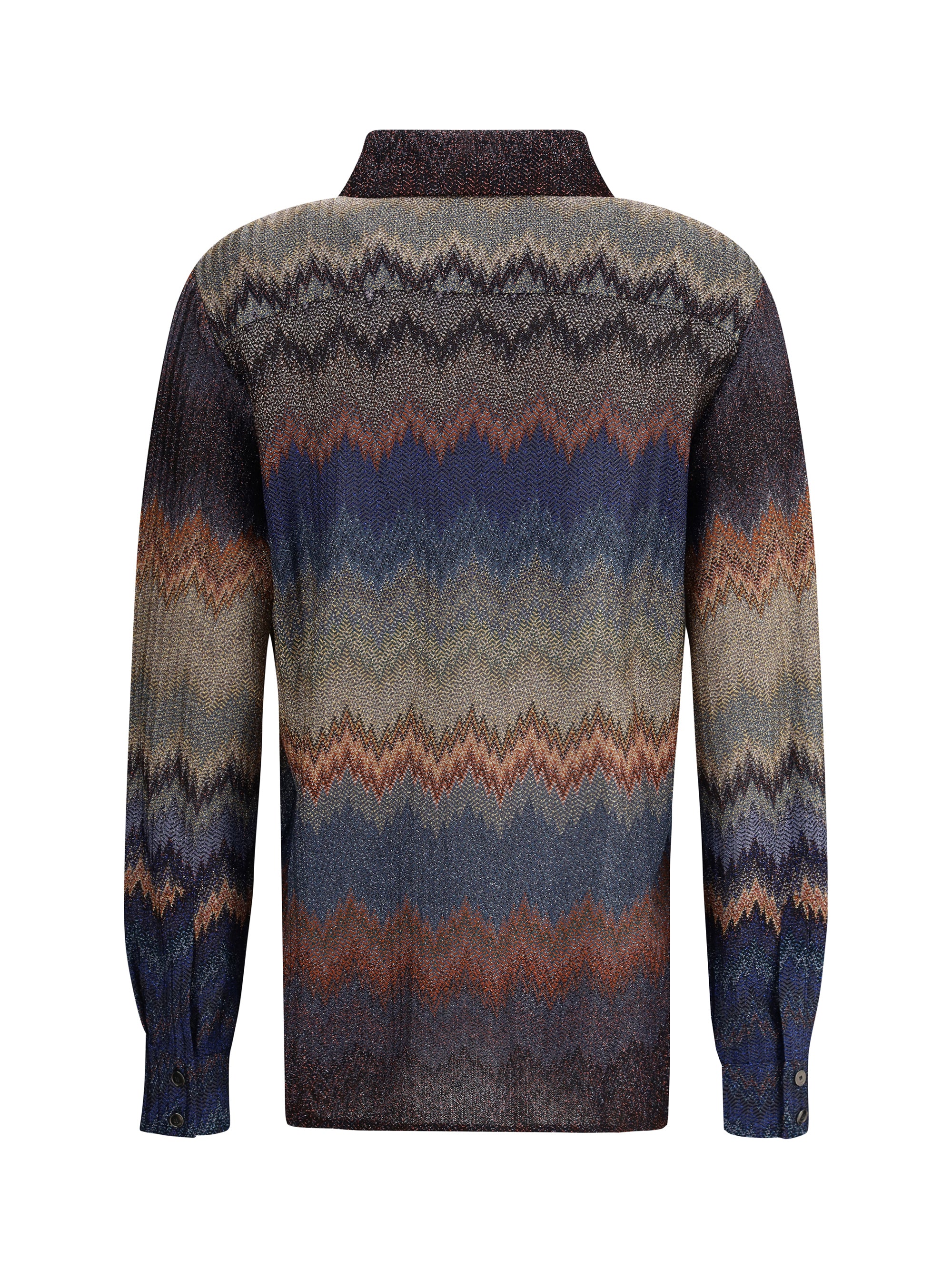 MISSONI 42 viscose snake pattern shirt