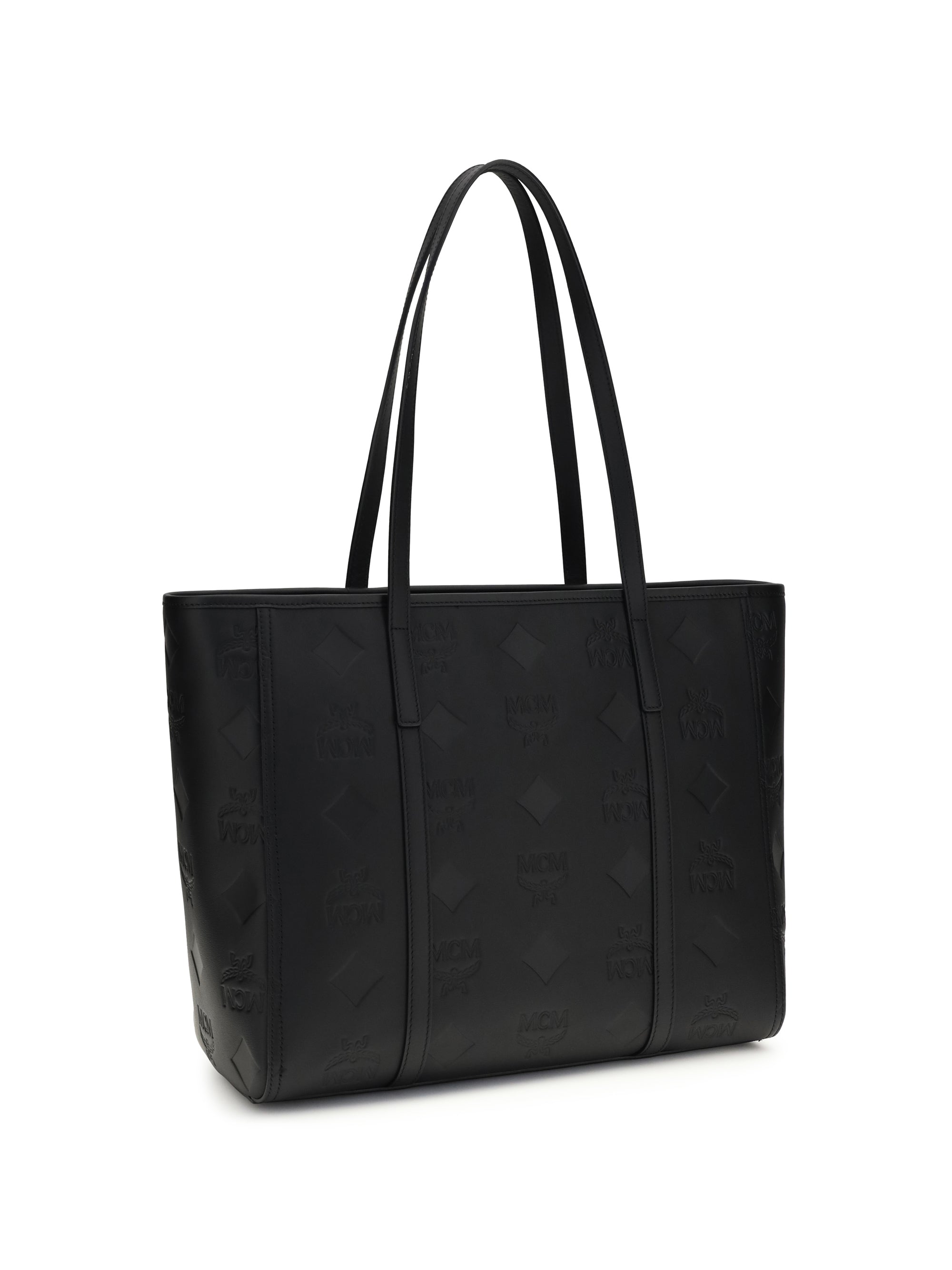 toni tote bag with embossed maxi visetos motif