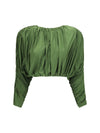 draped jersey top
