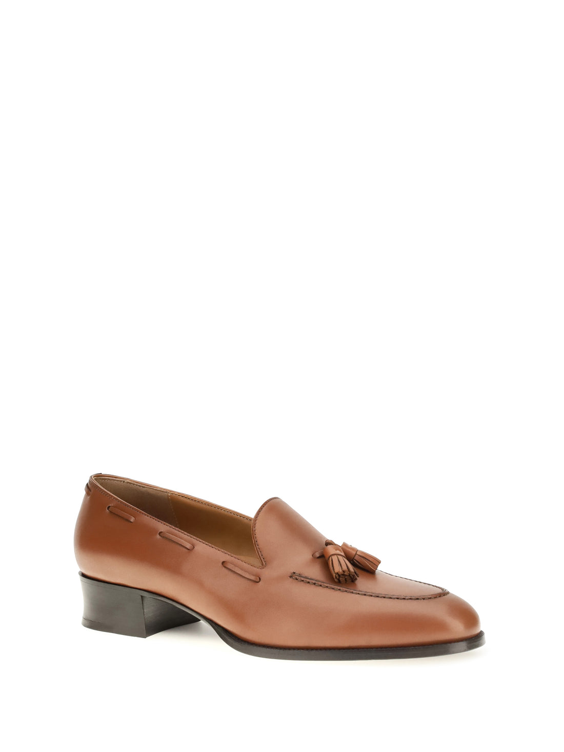 LORO PIANA 37 serge tassel calfskin loafers