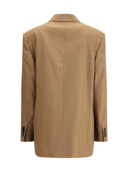 LARDINI 40 double-breasted jacket in pure virgin wool