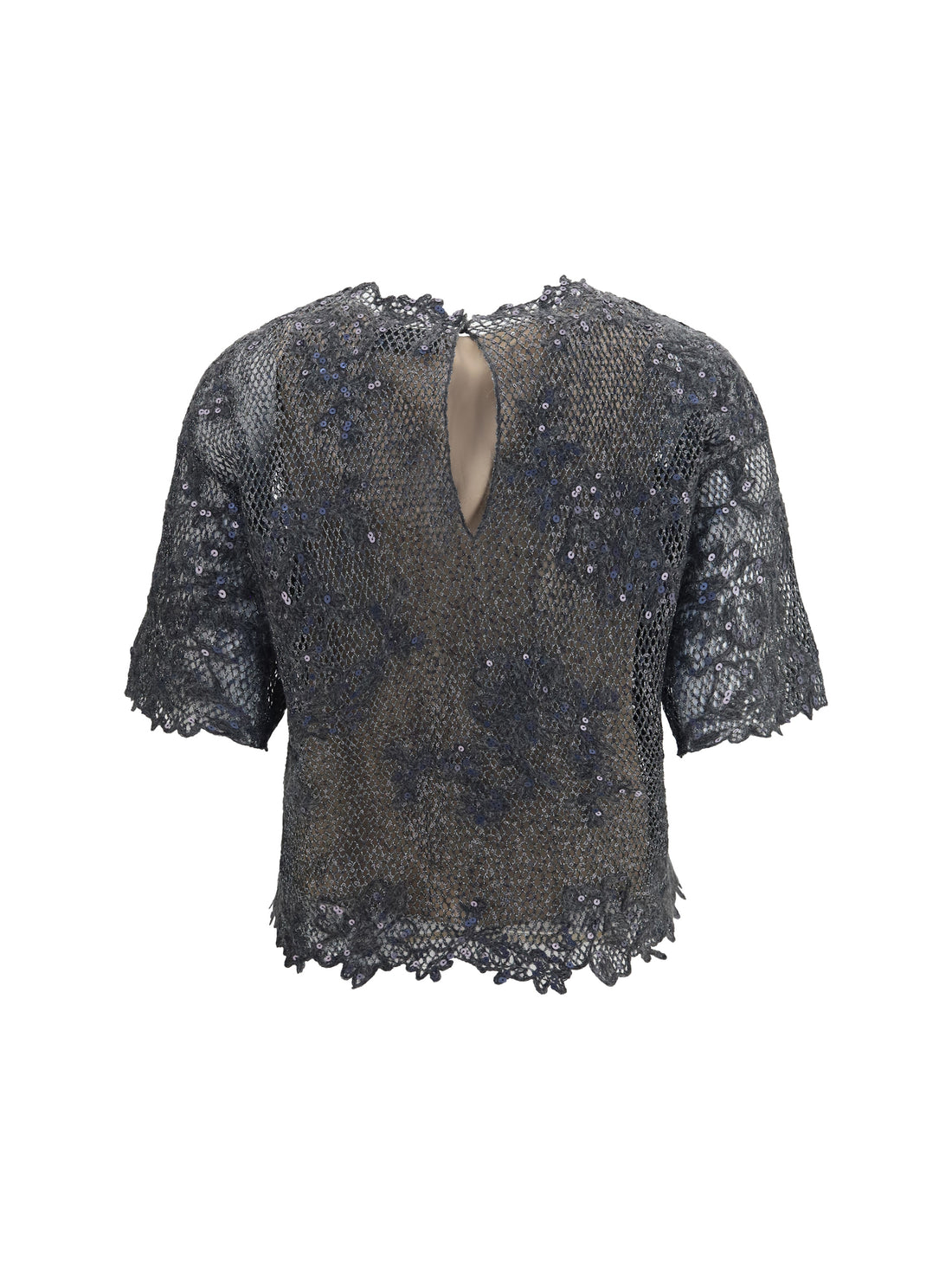 BRUNELLO CUCINELLI L sequined crewneck top