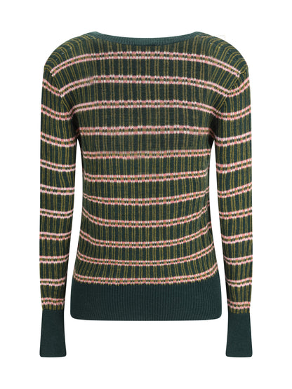 ETRO 42 striped wool sweater