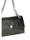 kira suede shoulder bag with turn-lock detail