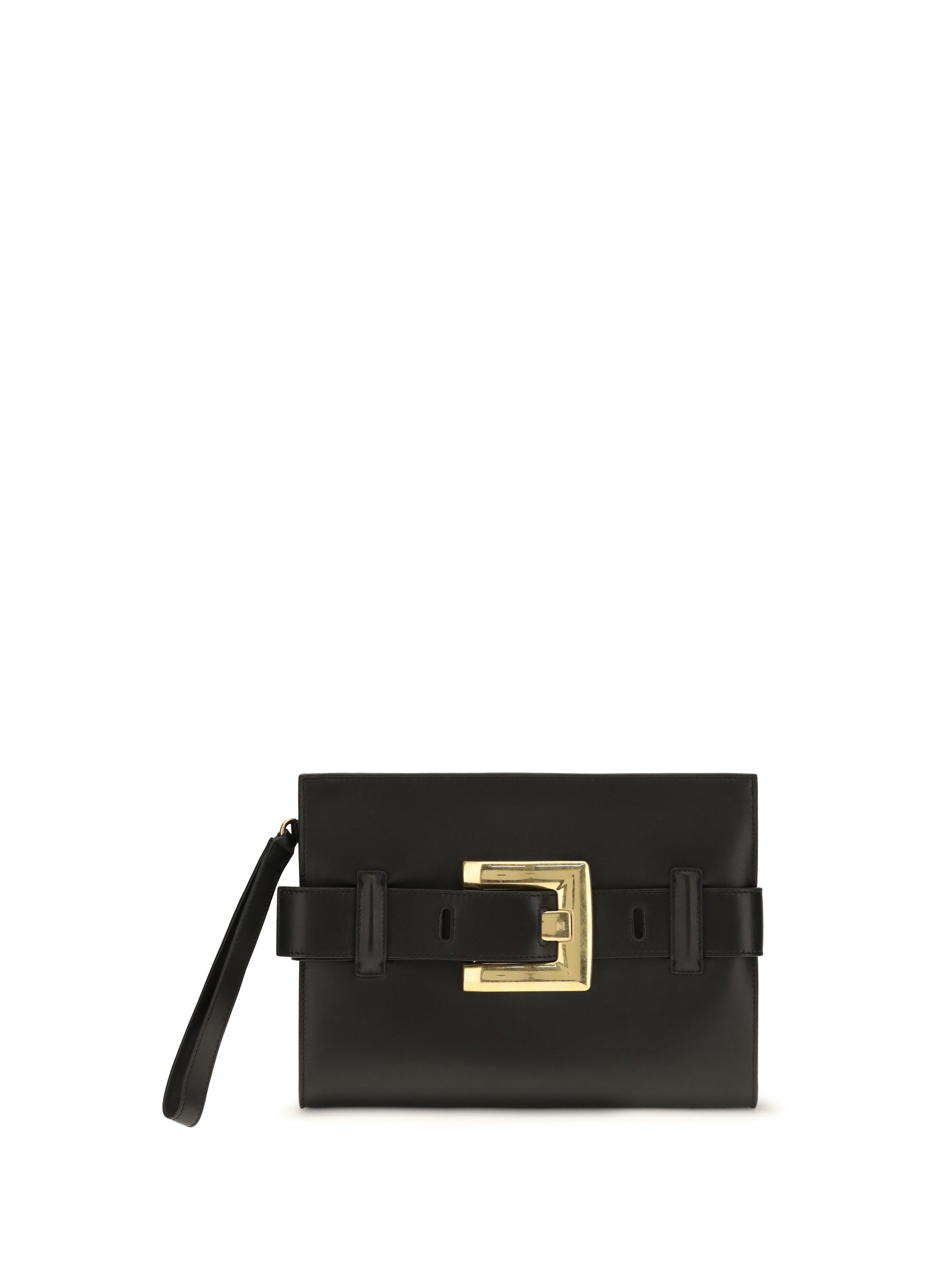 anthem leather clutch