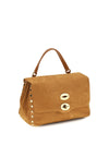 postina jones suede top handle bag