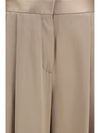 straight silk pants