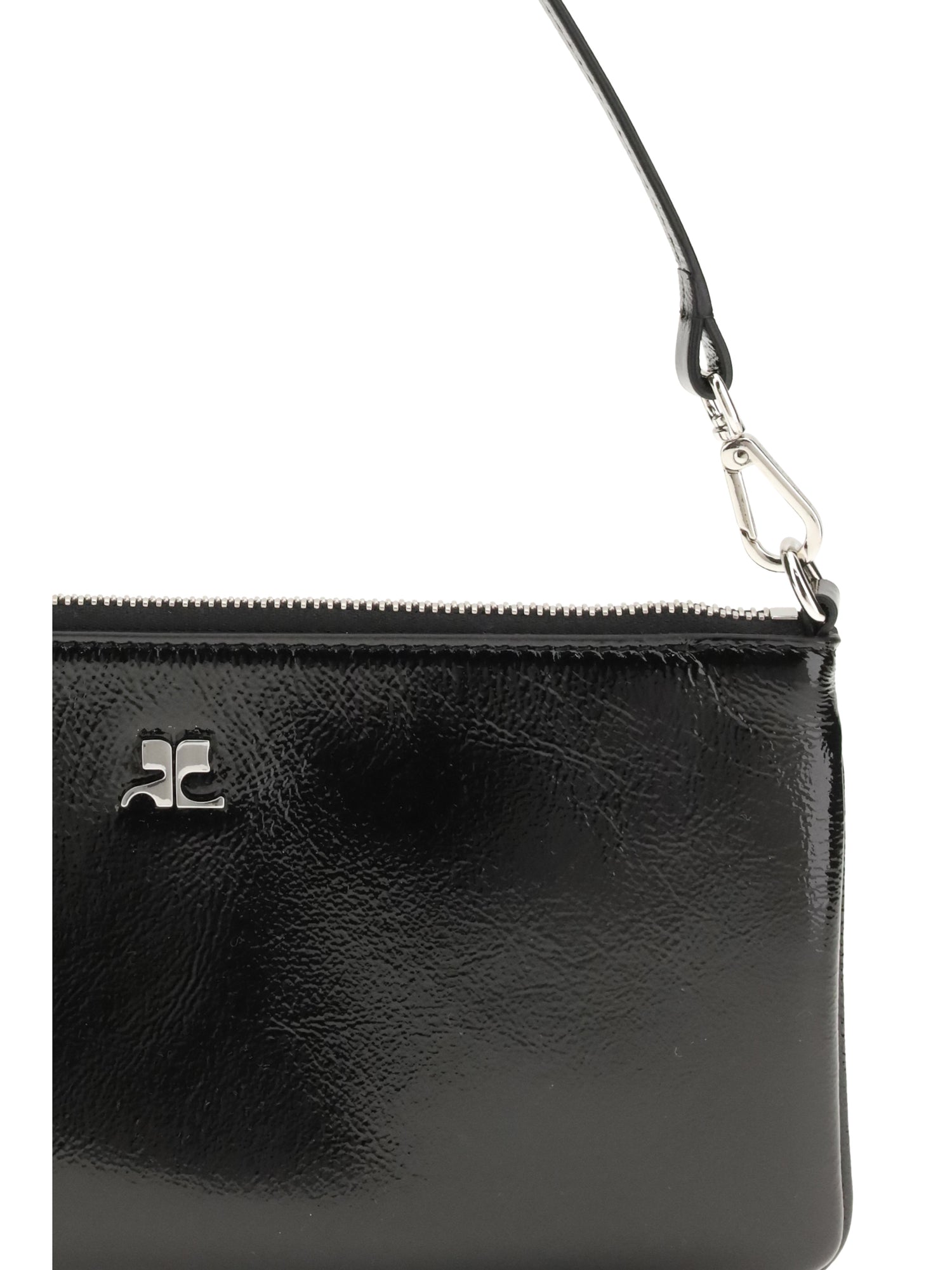 COURRÈGES OS zipped naplack pouch