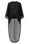 coda semi-transparent silk georgette shirt